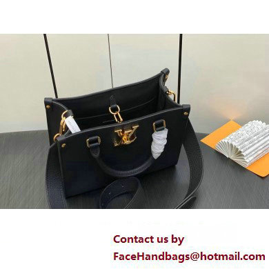 Louis Vuitton Grained calf leather Lock  &  Go Bag M22311 Black 2023